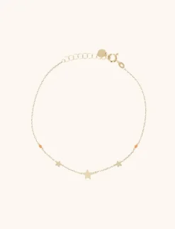 9 Karaat Armband Drie Sterren