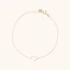 9 Karaat Armband Open Hart