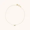 9 Karaat Armband Vlinder