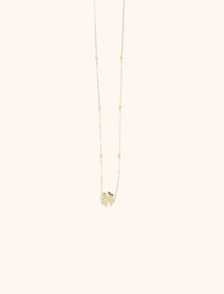 9 Karaat Ketting Klaver