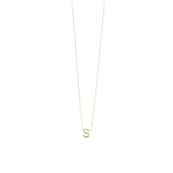 9 Karaat Ketting Letter In Between