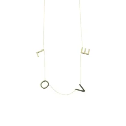 14 Karaat Ketting Love Xl