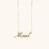 9 Karaat Vintage Naam Ketting 8 - 10 Letters