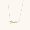 9 Karaat Vintage Naam Ketting 5-7 Letters