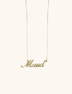 9 Karaat Vintage Naam Ketting 1-4 Letters