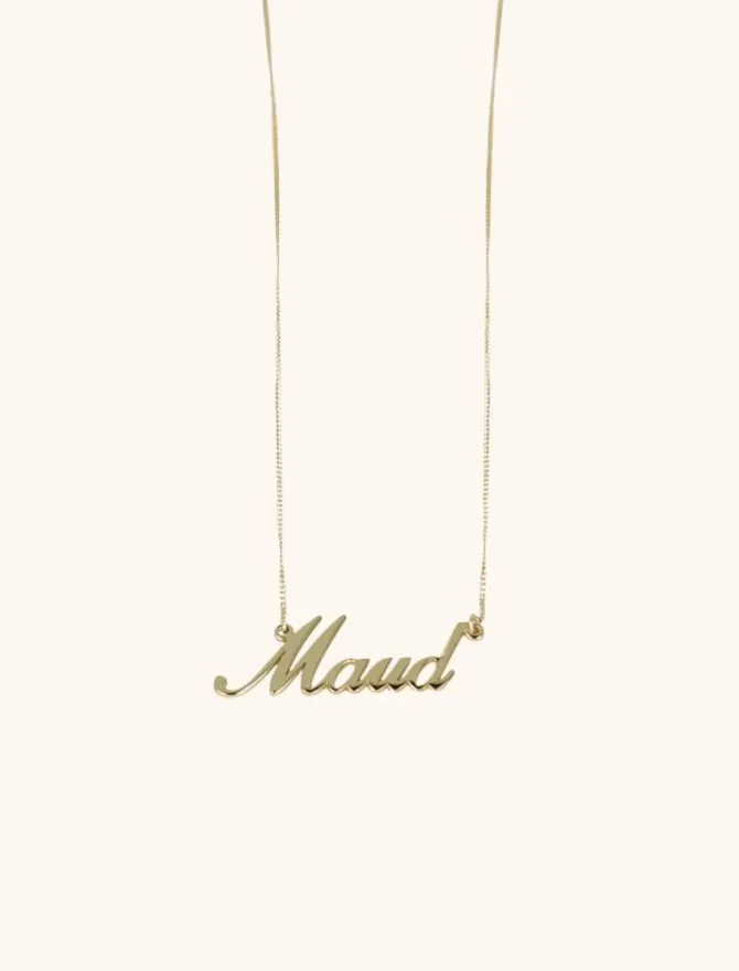 9 Karaat Vintage Naam Ketting 1-4 Letters