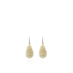 Beige Oorbellen Amy Cone Xs