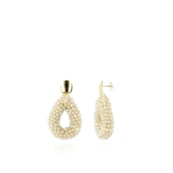 Beige Oorbellen Berry Drop S