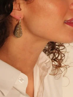 Beige Tangerine Oorbellen Amy Cone S