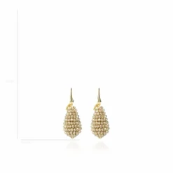 Beige Tangerine Oorbellen Amy Cone S