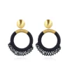 Blauwe Oorbellen Elara Drops Combi L