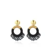 Blauwe Oorbellen Elara Drops Combi S