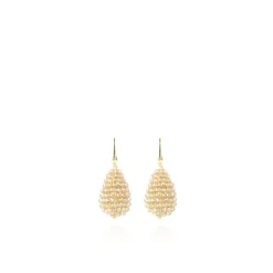 Champagne Oorbellen Amy Glassberry Cone S