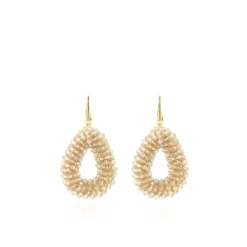 Champagne Oorbellen Berry Glassberry Druppel S