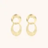 Classic Dubbel Charm Satin Oorbellen