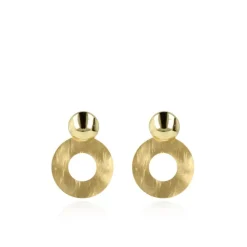 Classic Oorbellen Classic Rond Hammerd Thick