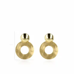 Classic Oorbellen Classic Rond Hammerd Thick