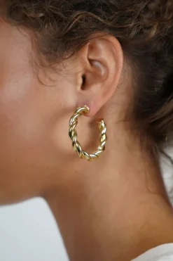 Classic Oorbellen Creool Spiraal L