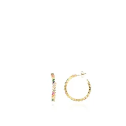 Classic Oorbellen Creool Regenboog M