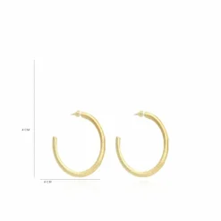 Classic Oorbellen Creool S Brushed