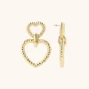 Classic Oorbellen Hart Twist Pendant L