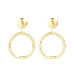 Classic Oorbellen Hoop Brushed