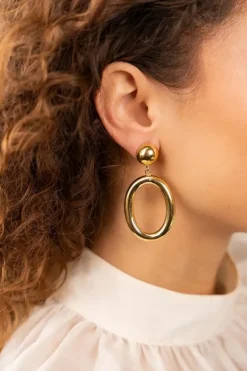 Classic Oorbellen Hoop Ovaal S