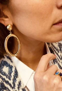 Classic Oorbellen Hoop Ovaal M