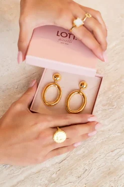 Classic Oorbellen Hoop Ovaal M
