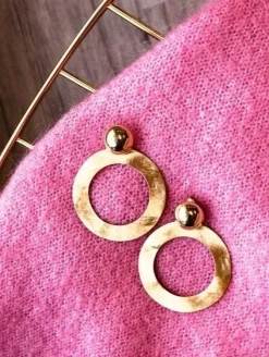 Classic Oorbellen Open Rond Hammerd