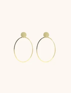 Classic Oorbellen Ovaal Flat
