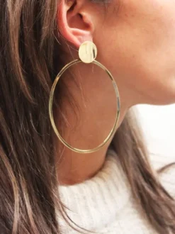 Classic Oorbellen Ovaal Flat