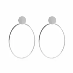 Classic Oorbellen Ovaal Flat