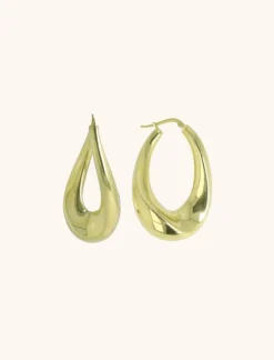 Classic Oorbellen Ovaal Twist Creool Deluxe M