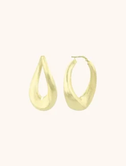 Classic Oorbellen Ovaal Twist Creool Deluxe M
