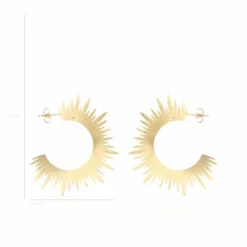 Classic Oorbellen Sun Creool L