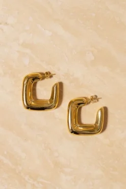 Classic Oorbellen Vierkant Creool Deluxe M