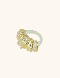 Classic Ring Croissant Stones