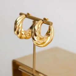Classic Twist Creool L Oorbellen