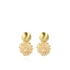 Cream Oorbellen Jacky Globe Double Stones L