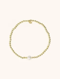 Elastic Pearl M Armband