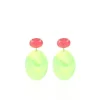 Fluorine Groen Oorbellen Celia Ovaal S