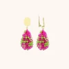 Fuchsia Lime Oorbellen Amy Cone S Clip