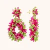 Fuchsia Lime Oorbellen Dolly Hoop