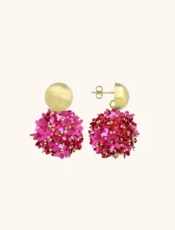Fuchsia Oorbellen Daisy Globe M Flower