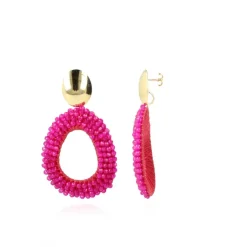 Fuchsia Oorbellen Fee