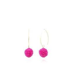 Fuchsia Oorbellen Lexi Globe S