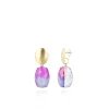 Fuchsia Paarse Oorbellen Romijn Quartz L