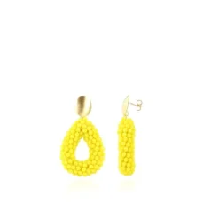 Gele Oorbellen Berry Glassberry Druppel S