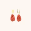 Gemixt Oranje Oorbellen Amy Cone Xs Clip